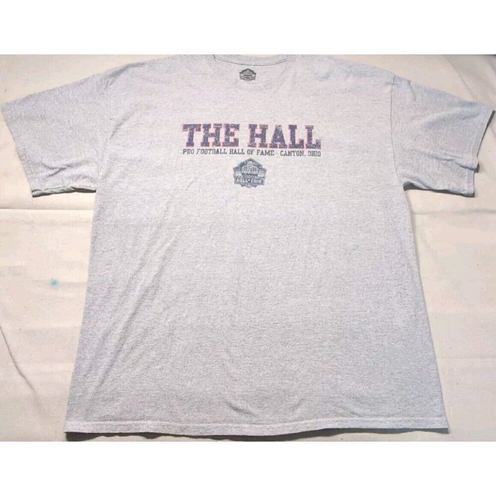 Pro Football Hall of Fame HOF Canton Ohio Gray 2XL XXL 90% Cotton 10% Polyester